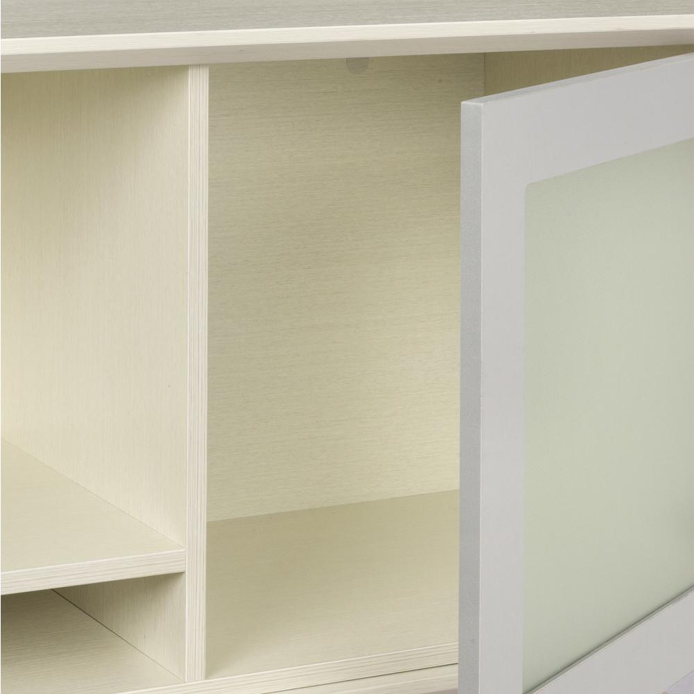 63"W Hutch, Textured Sea Salt