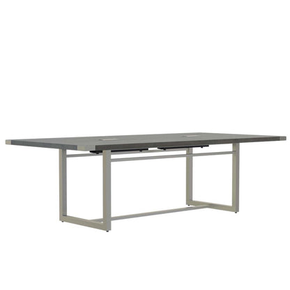 Mirella™ Conference Table, Sitting-Height, 8’ Stone Gray