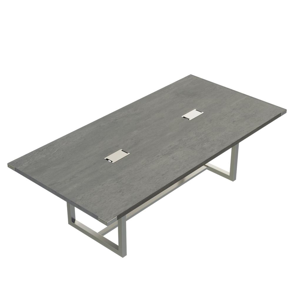Mirella™ Conference Table, Sitting-Height, 8’ Stone Gray