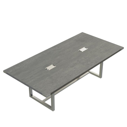 Mirella™ Conference Table, Sitting-Height, 8’ Stone Gray
