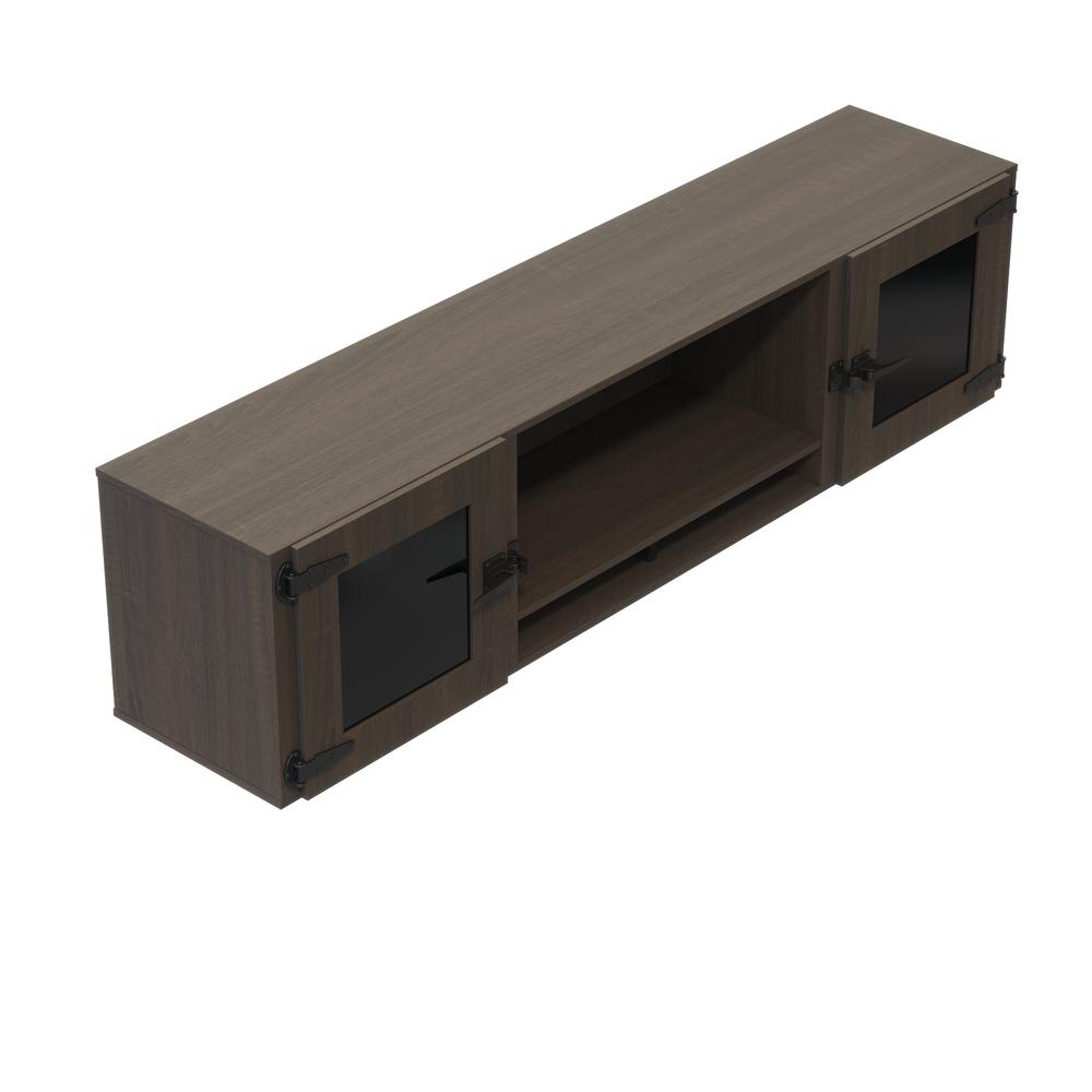 Mirella™ 72” Wall-Mounted Hutch with Glass Doors - SouthernTobacco