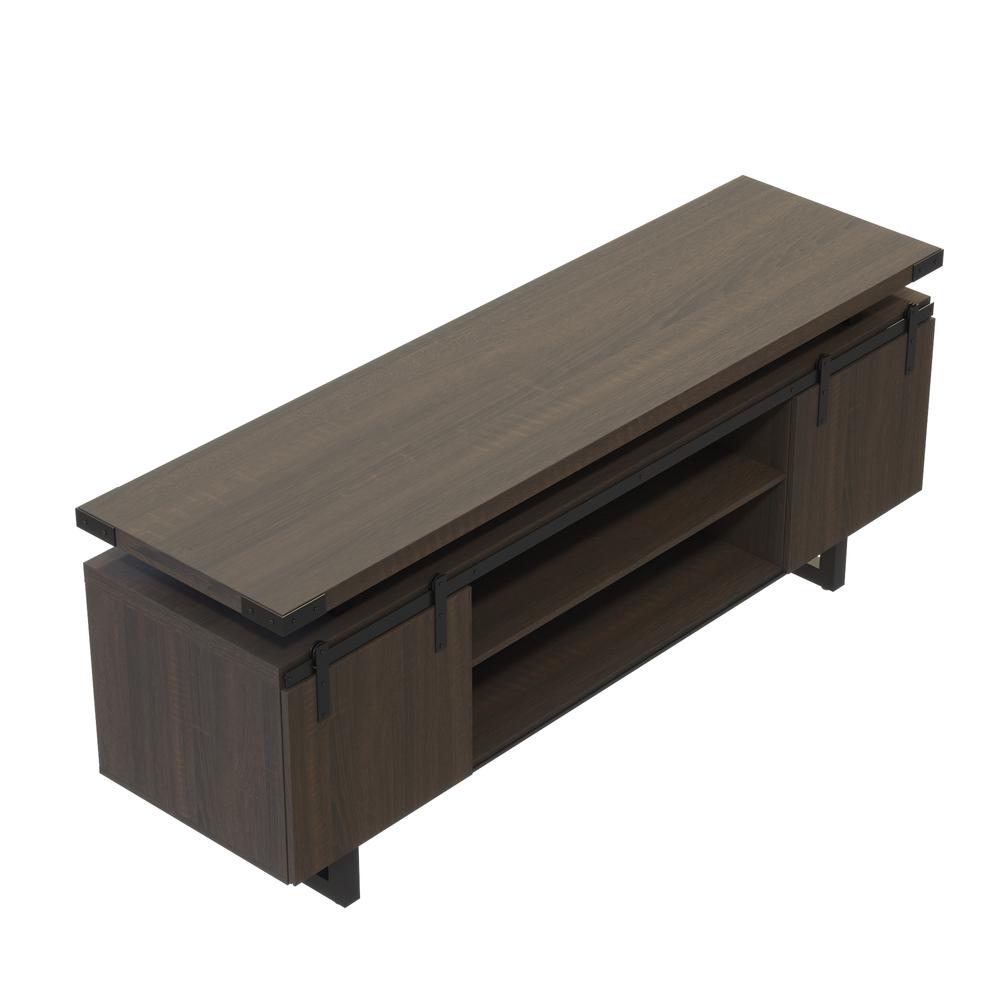 Mirella™ Low Wall Cabinet Wood Doors Southern Tobacco
