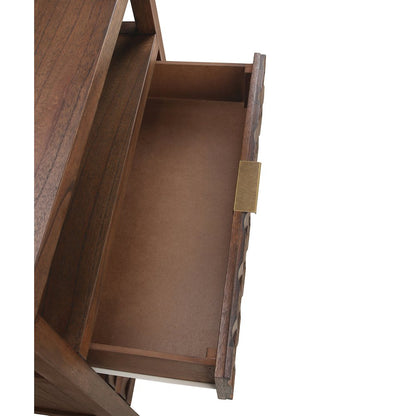 Terrena 2-Drawer Accent Table - Walnut