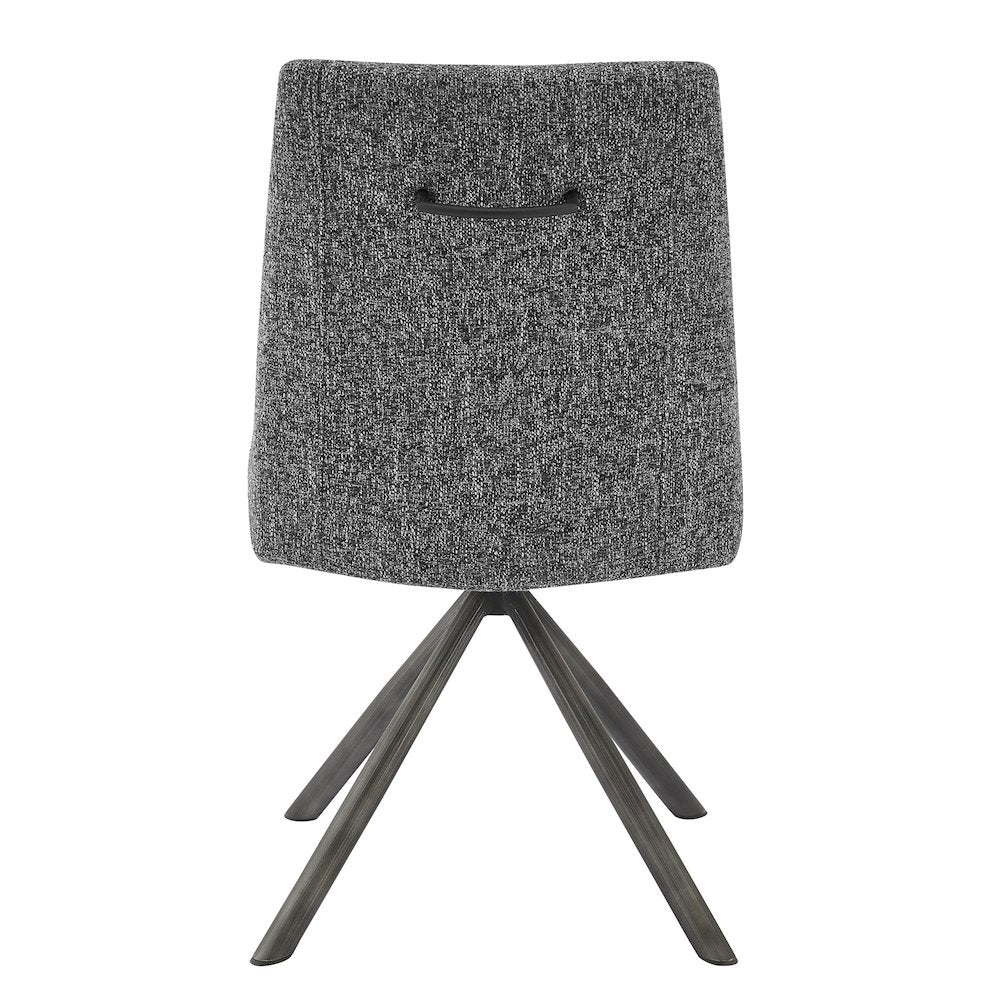 Viona Chenille Swivel Dining Side Chair (Seat), (Set of 2)