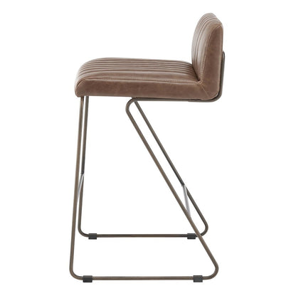Raoul KD Faux Leather Counter Stool