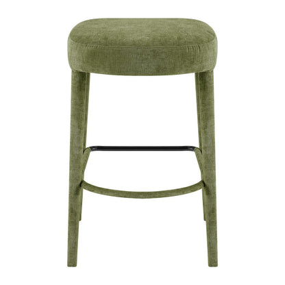 Rylee Chenille Backless Counter Stool, (Set of 2)