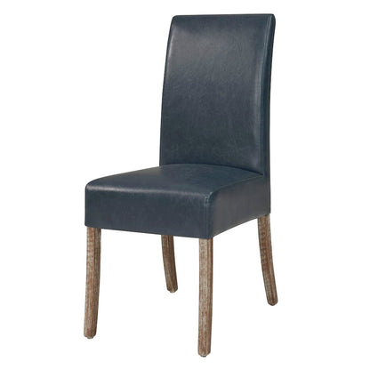Valencia Bonded Leather Chair, (Set of 2)