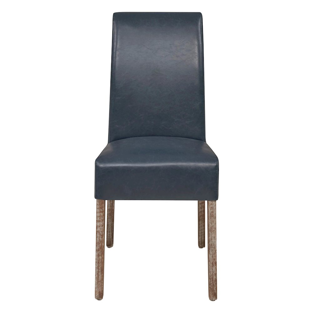 Valencia Bonded Leather Chair, (Set of 2)