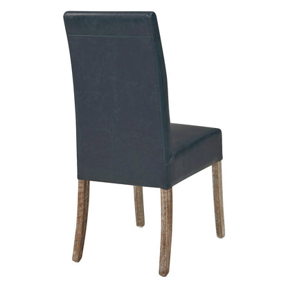 Valencia Bonded Leather Chair, (Set of 2)
