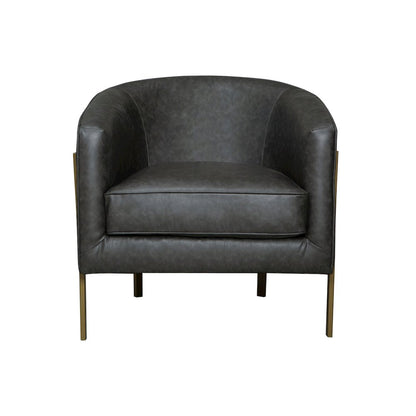 Harrod Faux Leather Accent Chair