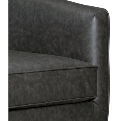 Harrod Faux Leather Accent Chair