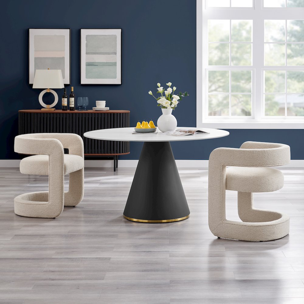 Althea Boucle Dining Side Chair