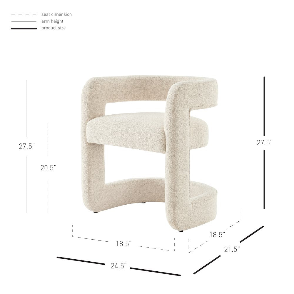 Althea Boucle Dining Side Chair