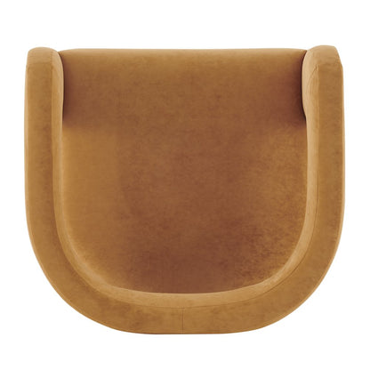 Althea Velvet Accent Arm Chair