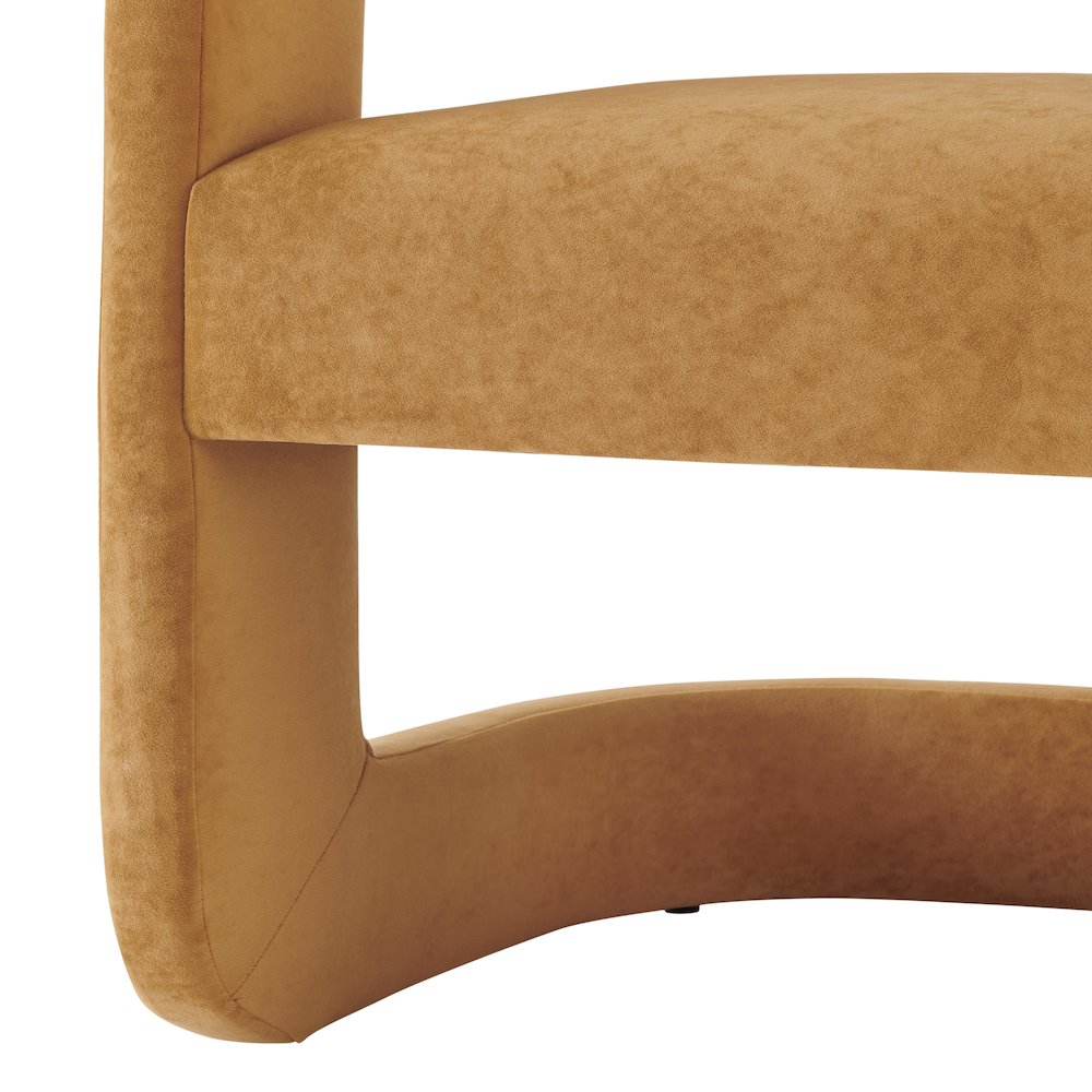 Althea Velvet Accent Arm Chair