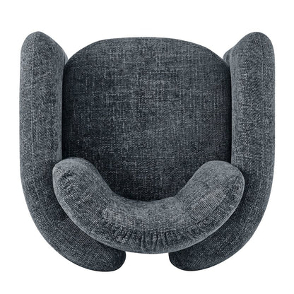 Deryll Chenille Accent Arm Chair
