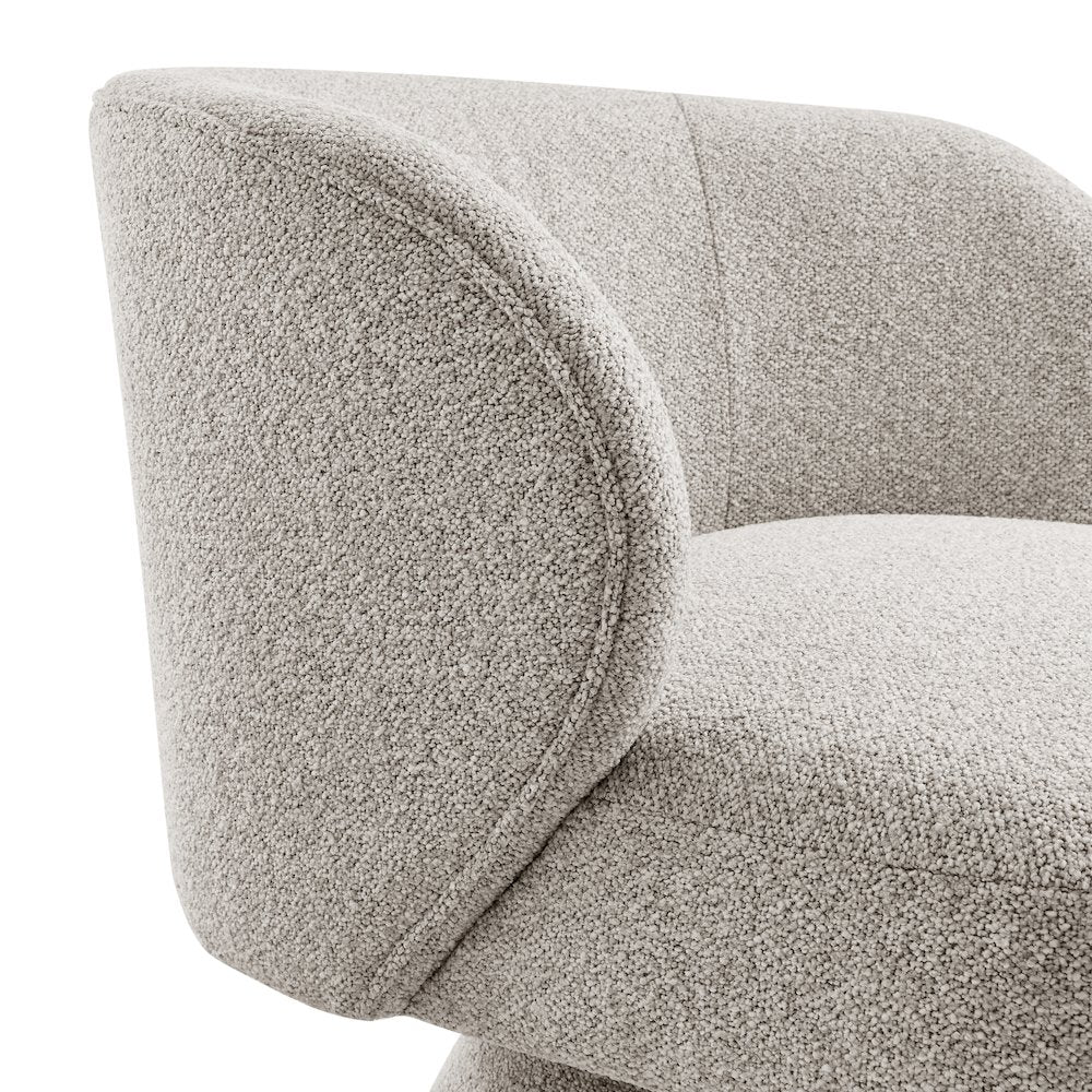 Jacinta Chenille Swivel Accent Chair