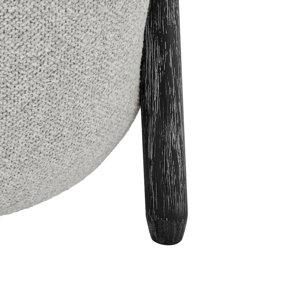 Murphy Chenille Storage Ottoman, Horizon Gray