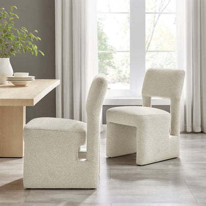 Willa Boucle Dining Side Chair, (Set of 2)