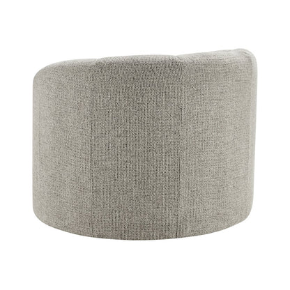 Elowen Swivel Accent Arm Chair - Heathered Taupe Chenille