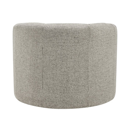 Elowen Swivel Accent Arm Chair - Heathered Taupe Chenille