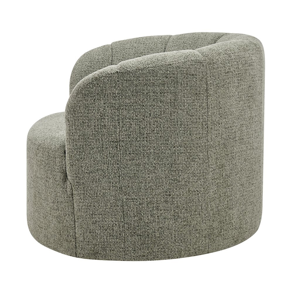 Elowen Swivel Accent Arm Chair - Heathered Olive Chenille