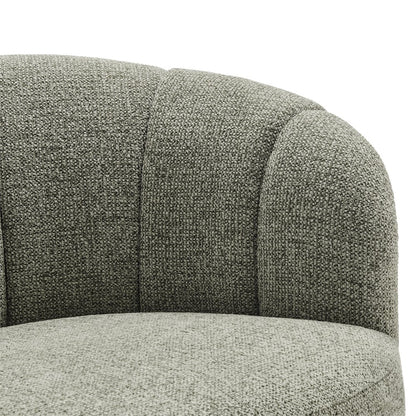 Elowen Swivel Accent Arm Chair - Heathered Olive Chenille