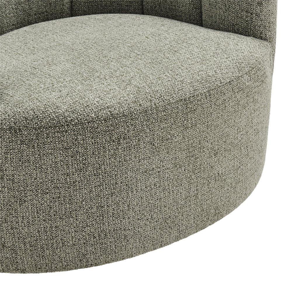 Elowen Swivel Accent Arm Chair - Heathered Olive Chenille