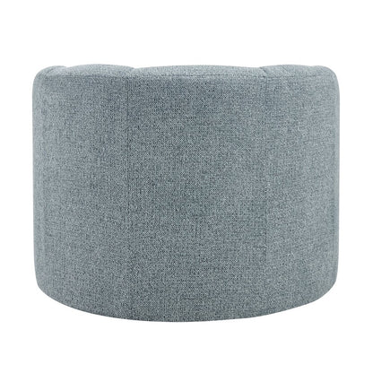 Elowen Swivel Accent Arm Chair - Heathered Blue Chenille
