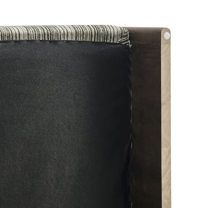 Daxon Accent Arm Chair - Stria Olive Chenille