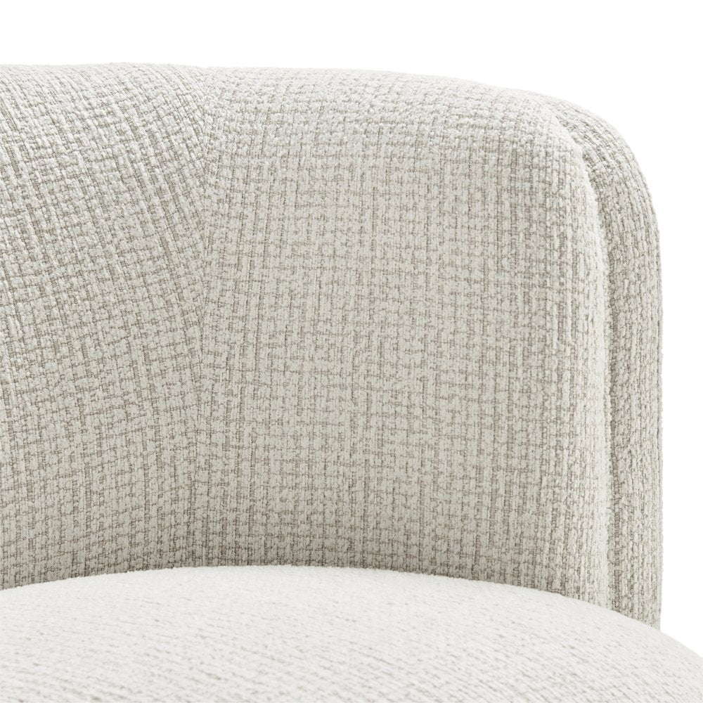 Veloura Swivel Accent Arm Chair - Mila Ivory