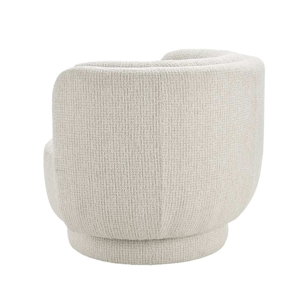 Veloura Swivel Accent Arm Chair - Mila Ivory