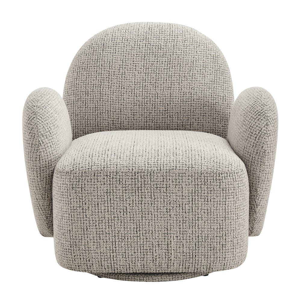 Zoya Swivel Accent Arm Chair - Mila Taupe