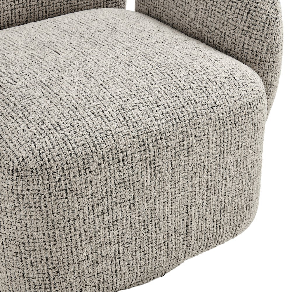 Zoya Swivel Accent Arm Chair - Mila Taupe