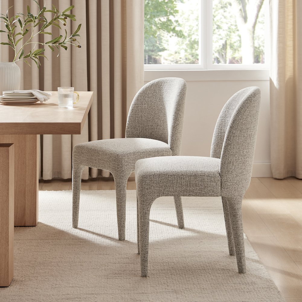 Orlin Dining Side Chair - Nara Sand Chenille - Set of 2