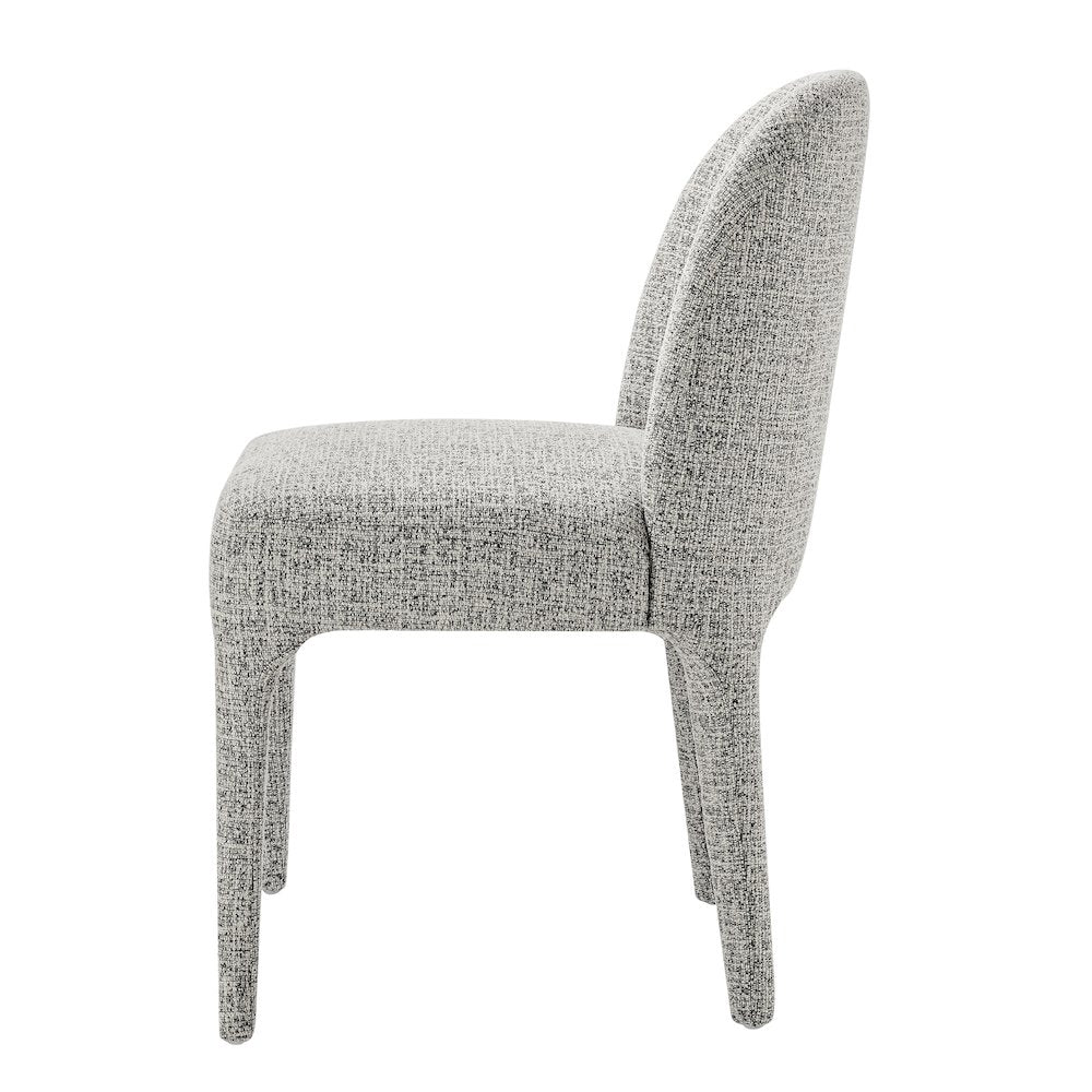 Orlin Dining Side Chair - Nara Pebble Chenille - Set of 2