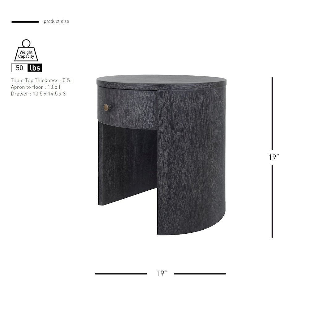 Watkins Round Side/End Table