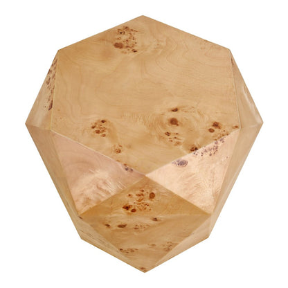 Malva Burl Wood Side/End Table