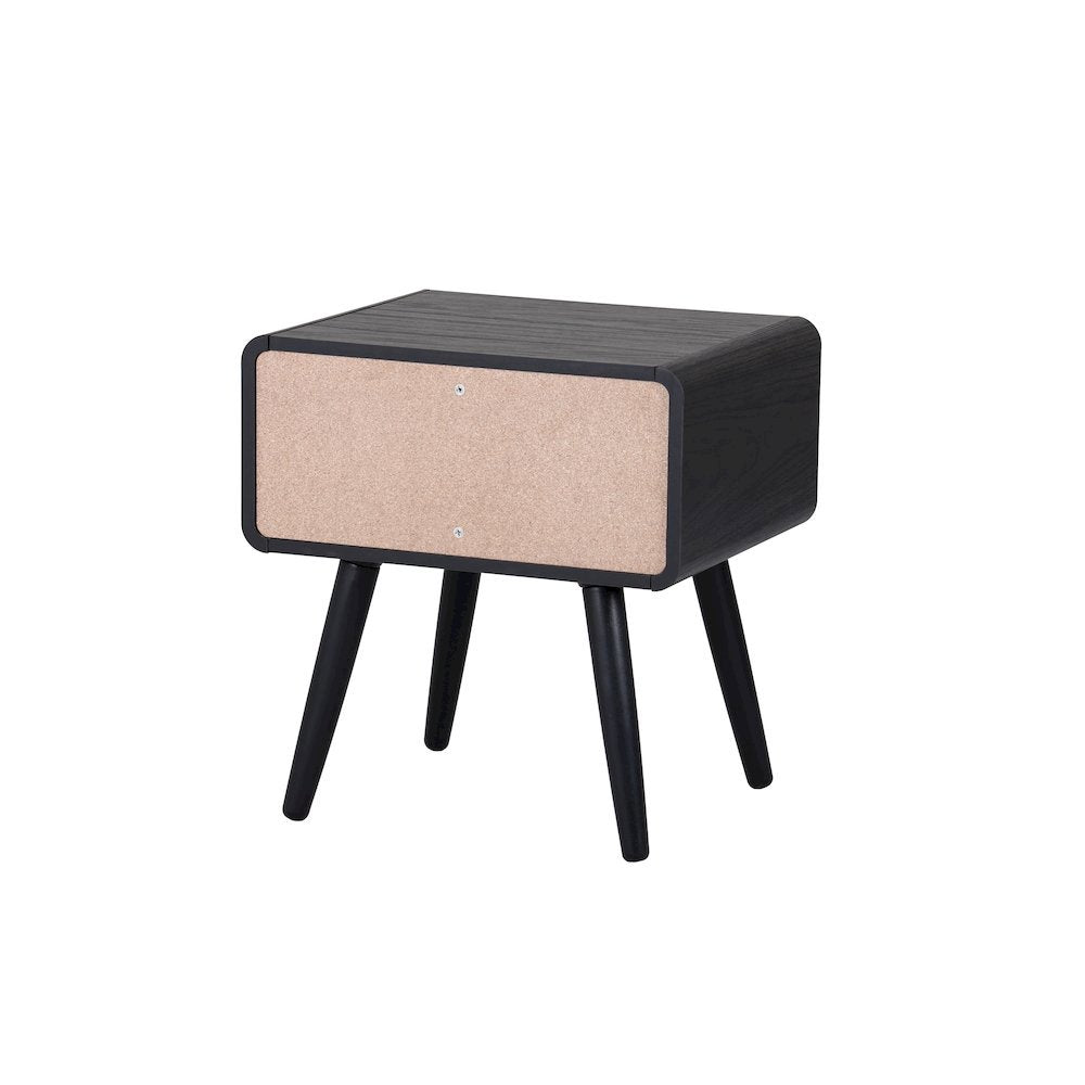 Wilson Slat Accent Table - Black