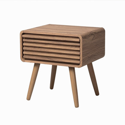 Wilson Slat Accent Table - Terra Oak