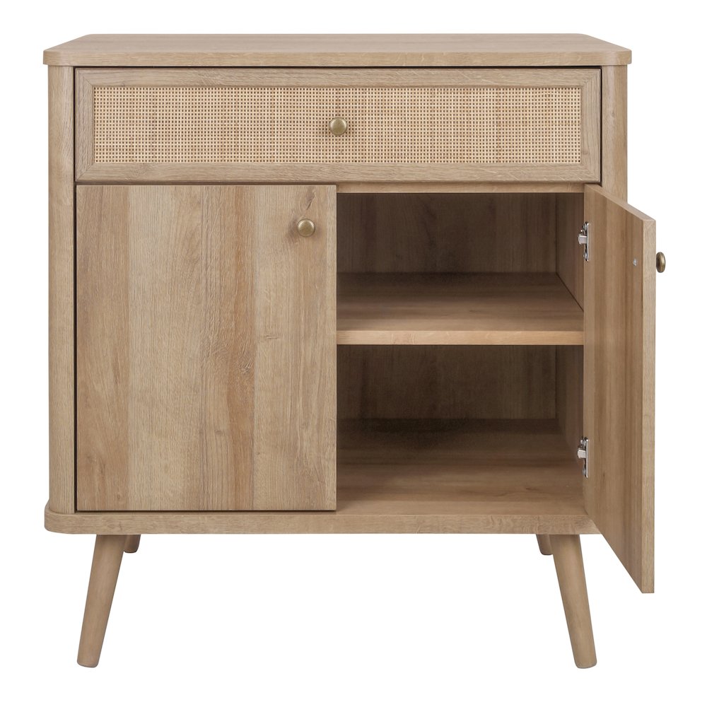 Thelma KD Rattan Small Cabinet 1 Drawer + 2 Doors