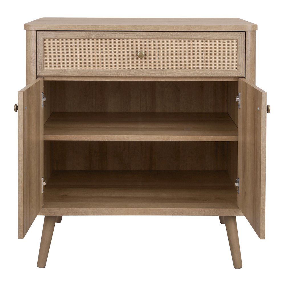 Thelma KD Rattan Small Cabinet 1 Drawer + 2 Doors