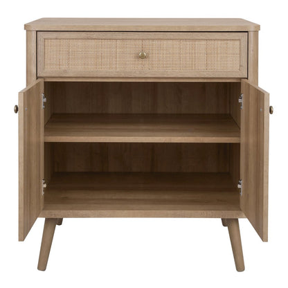 Thelma KD Rattan Small Cabinet 1 Drawer + 2 Doors