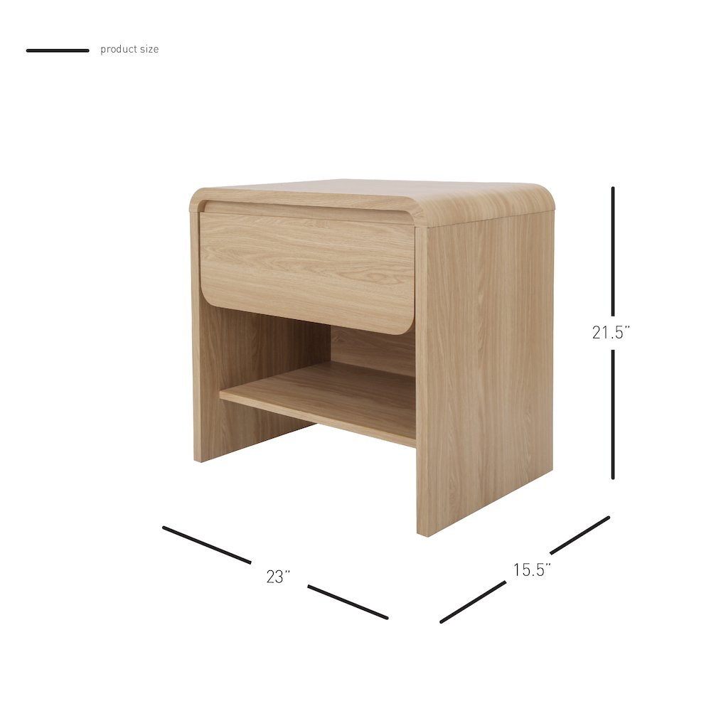 Delmare Side/ End Table w/ 1 Drawer