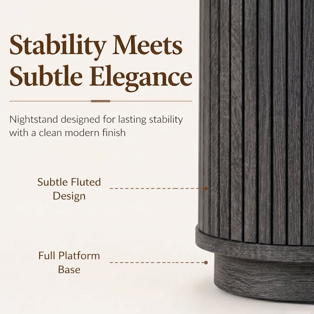 Wimberly Accent Table - Charred Black