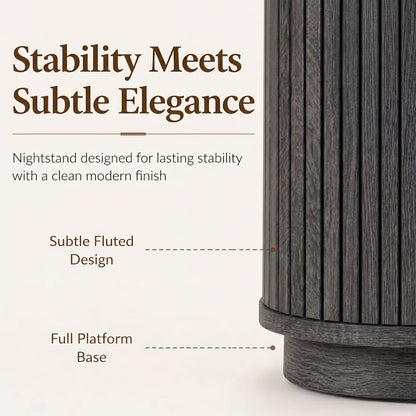 Wimberly Accent Table - Charred Black