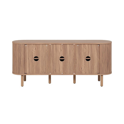Wimberly 3-Door TV Stand - Terra Oak