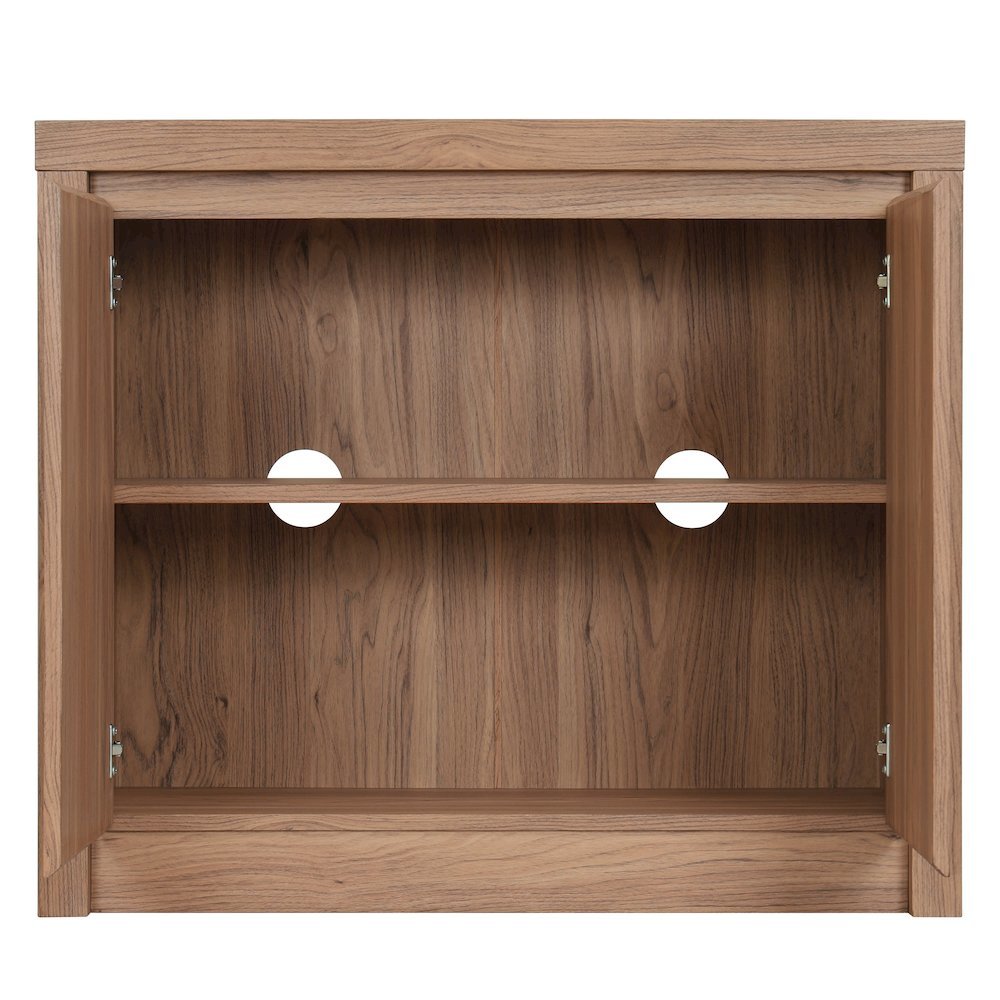 Larson 2-Door Cabinet - Terra Oak
