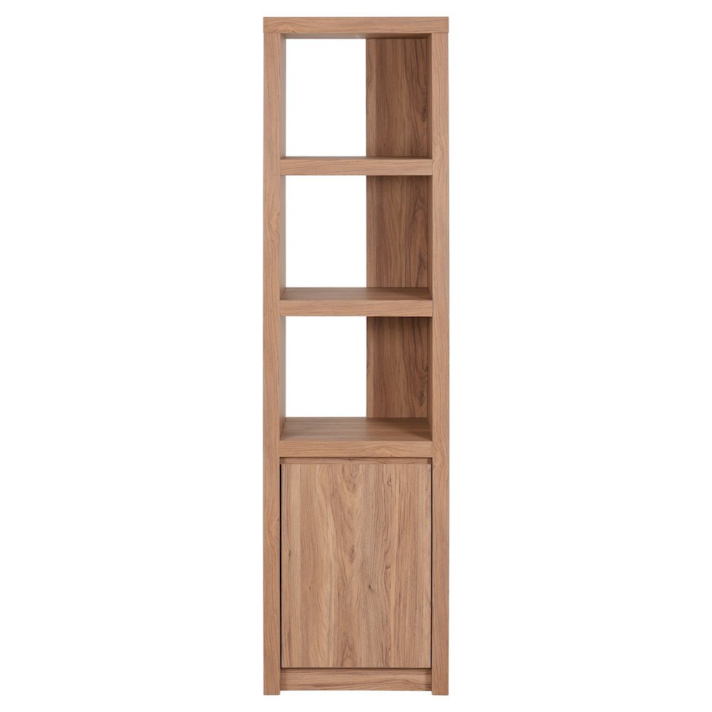 Larson Bookshelf with Cabinet - Terra Oak