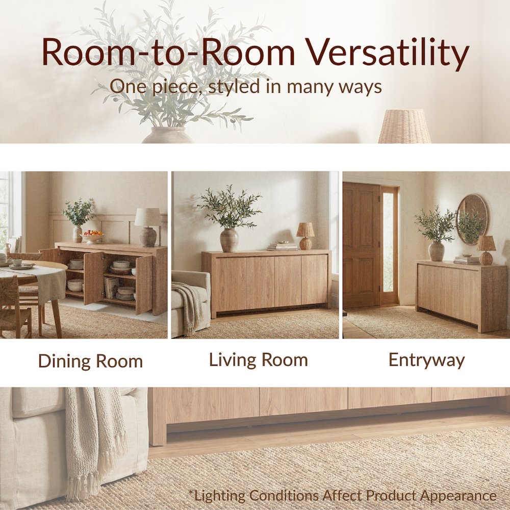 Larson 4-Door Buffet - Terra Oak